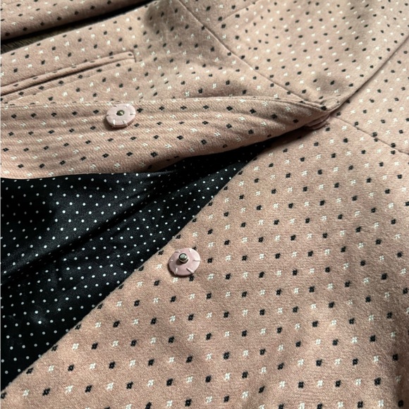 Kling Pink Polka Dot Coat Dress Jacket | Women’s Size M | Tailored Fit - Picture 6 of 9